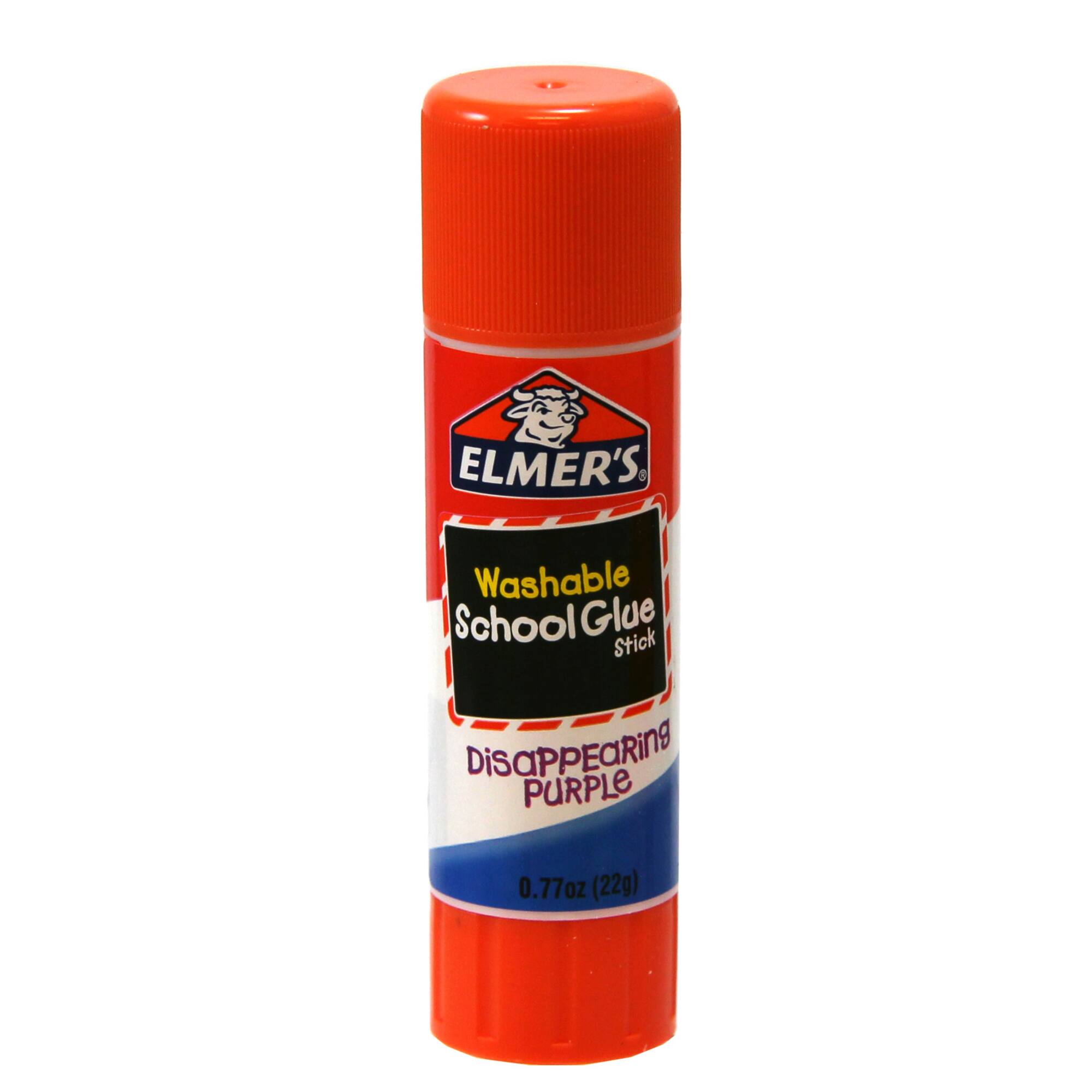 Elmer's® 0.77oz. Disappearing Purple Washable School Glue Sticks, 12ct.